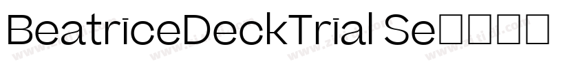 BeatriceDeckTrial Se字体转换